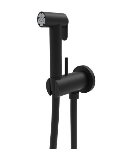 Гигиенический душ со смесителем Graffio Stella KSPAT101-07NEO черный - фото 2