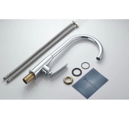 Смеситель для кухни Knotlor FINESSE KN-41 на мойку хром