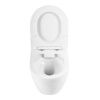 Унитаз подвесной BelBagno LOTO BB070CHR/SC белый с сиденьем микролифт безободковый каскадный смыв