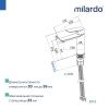 Смеситель Milardo Poli POLSB00M01 на раковину хром