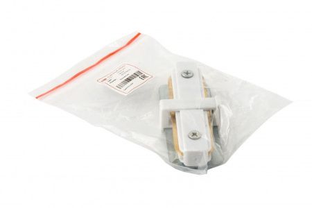 Коннектор прямой Denkirs DK Track White (ДК Трацк Вхите) TR1101-WH