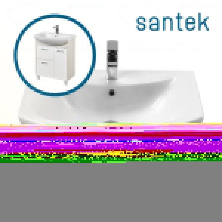 Раковина из сантехнического фарфора Santek Балтика WH207776 70х40 накладная цвет белый