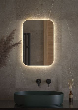 Зеркало с подсветкой Defesto OPTI DF 2802S 40х60 подвесное