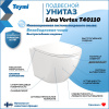 Унитаз подвесной Teymi Lina T40110 белый с сиденьем микролифт безободковый смыв торнадо