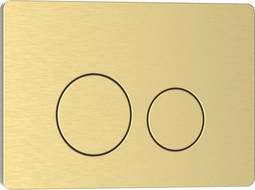 Клавиша смыва механическая Iberica Blanca INOX-O IB.B081.005.003 цвет желтый - фото 2