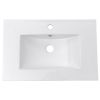 Раковина из сантехнического фарфора Melana 9070E-805 70х50 накладная цвет белый 1 отверстие под смеситель