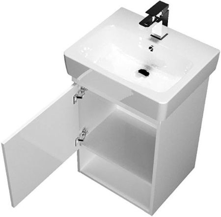 Тумба под раковину 1MarKa Tera У76057 40х40 цвет белый