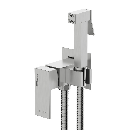 Гигиенический душ со смесителем WasserKRAFT  A71338 никель - фото 2