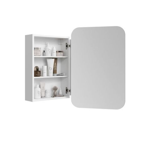 Зеркало-шкаф Alavann Cosmetic ALV0770001 60х80 подвесной цвет белый