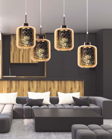 Светильник подвесной Lumina Deco Alacosmo (Алацосмо) LDP 6811-1 GD