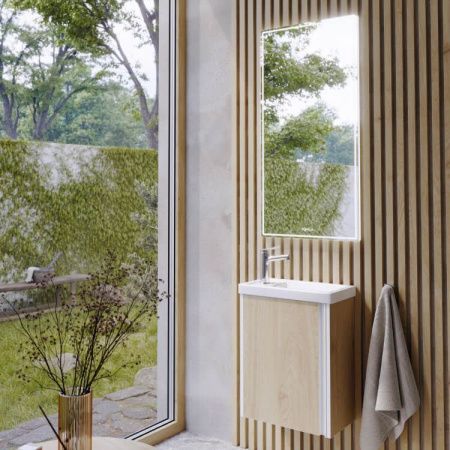 Тумба под раковину Aqwella Y URB0145DD 40х20 подвесная цвет коричневый