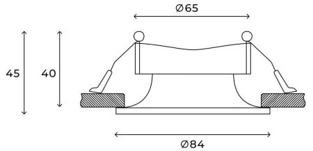 Светильник встраиваемый Hesby Lighting Envision (Енвисион) HSBL_0109