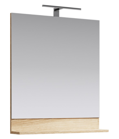 Зеркало в ванную Aqwella Y FOS0207DS 70х80 цвет коричневый