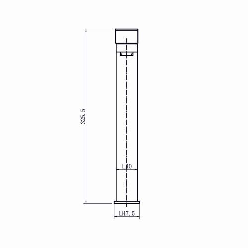 Смеситель для раковины Fashun A51217 на столешницу сатин - фото 4