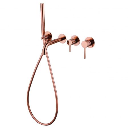 Смеситель для ванны и душа Abber Wasser Kreis AF8130RG встраиваемый в стену розовое золото