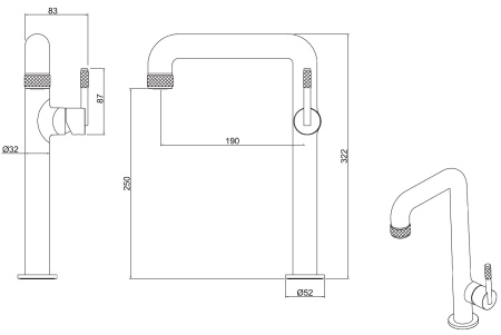 Смеситель Allen Brau Reality 5.32002-00 на раковину хром