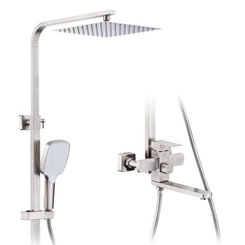 Душевая стойка ProHanss P30.24.05 настенная цвет сатин - фото 2