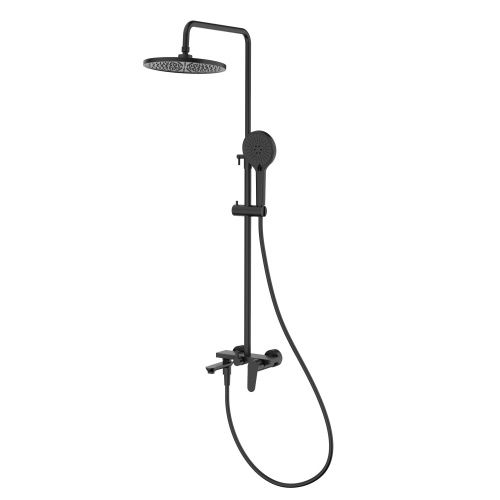 Душевая стойка Raglo R31.24.06 настенная цвет черный - фото 2