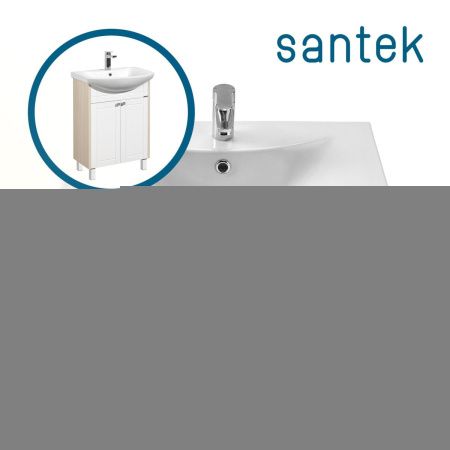Раковина из сантехнического фарфора Santek Балтика WH207775 70х40 накладная цвет белый