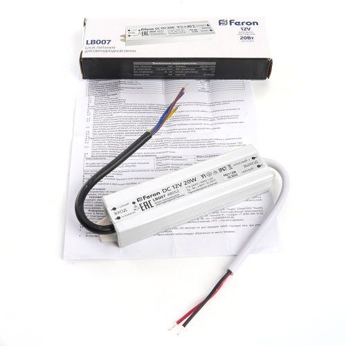 Трансформатор для светодиодной ленты Feron LB007 48052 - фото 4