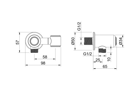 Шланговое подсоединение Aquatek КЛАССИК AQ2462PG