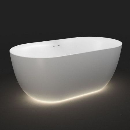 Ванна акриловая Wellsee Chic Riviera 236806000 180х85 отдельностоящая овальная с ножками