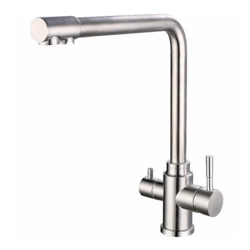 Смеситель для кухни Esko Kitchen K24 на мойку нержавеющая сталь - фото 2
