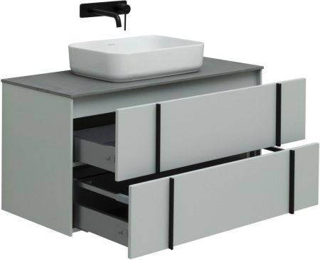 Тумба под раковину Allen Brau Reality 1.32007.PWM 100х50 подвесная цвет зеленый