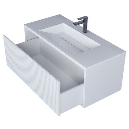 Тумба под раковину Uperwood Next Premium 3930205160 90х50 подвесная цвет белый