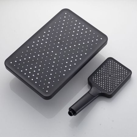 Душевая стойка Shevanik S4226H настенная цвет черный