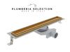 Душевой лоток Plumberia Selection PST IN-TILE PST60OB 60х5 золото