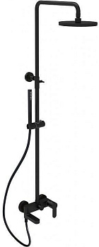 Душевая стойка Paffoni Blu ZCOL632NO настенная цвет черный