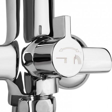 Смеситель для ванны Milardo Nelson NELSB00M02 настенный хром