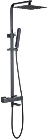 Душевая стойка Allen Brau Infinity 5.21029-31 настенная цвет черный