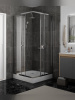 Душевой уголок Teymi Helmi T00603 90х90 стекло прозрачное профиль хром с поддоном