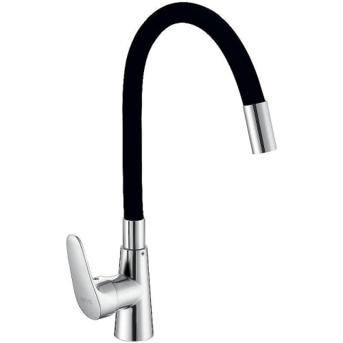 Смеситель для кухни D-Lin D155302-1 на мойку черный/хром - фото 2