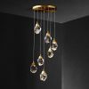 Светильник подвесной Delight Collection Crystal rock (Црыстал роцк) MD-020B-7 gold
