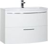 Тумба с раковиной De Aqua Лонг 00167099 90х40 подвесная цвет белый