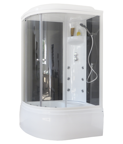Душевая кабина Royal Bath ВК RB8120BK3-BT-R 120х80 асимметричная