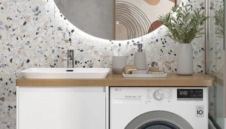 Раковина из сантехнического фаянса CeramaLux 78444 60х40 встраиваемая цвет белый без отверстий под смеситель