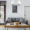 Люстра на штанге Escada Eclipse (Ецлипсе) 10166/5PL Chrome