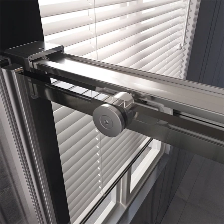 Душевая дверь Veconi Premium Trento PTD40-CH-130-01-C4 130х200 стекло прозрачное профиль хром глянцевый