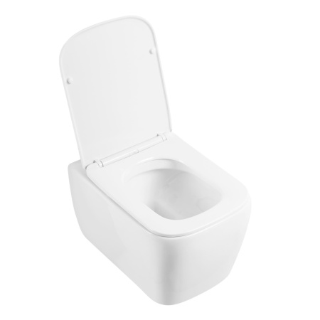 Унитаз подвесной BelBagno VENETO BB132CHR/BB132SC белый с сиденьем микролифт безободковый каскадный смыв