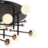 Люстра потолочная Natali Kovaltseva Loft (Лофт) LED LAMPS 81344 GOLD BLACK