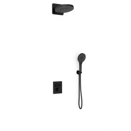 Душевая система Vincea Inspire VSFW-3I21MT1MB встраиваемая в стену цвет черный с термостатом