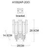 Светильник настенный Arte Lamp Nicoletta (Ницолетта) A1052AP-2GO