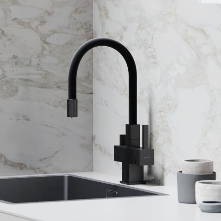 Смеситель для кухни Sancos Arno SC4005MB на мойку черный