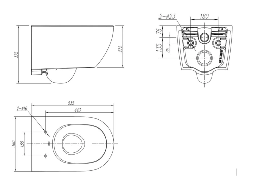 Крышка сиденье Arrow AB2231 - фото 3
