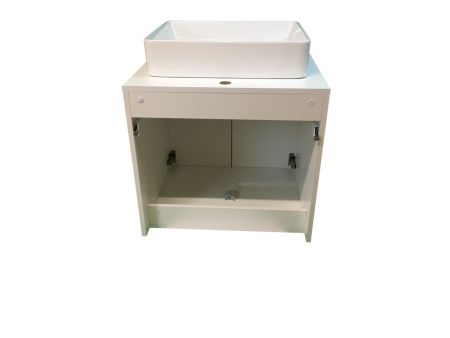 Тумба с раковиной Sintesi STL.W7019_SIN-LVB-APP-407 60х60 подвесная цвет белый