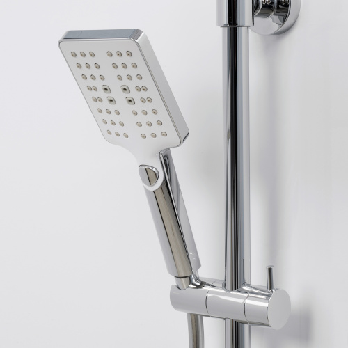 Душевая стойка WasserKRAFT  BK11301CH настенная цвет белый/хром - фото 4